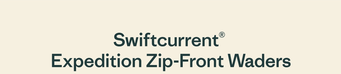 Swiftcurrent®  Expedition Zip-Front Waders