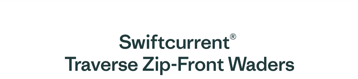 Swiftcurrent Traverse Zip-Front Waders
