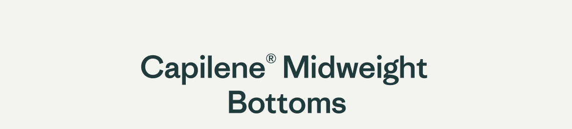 Capilene Midweight Bottoms