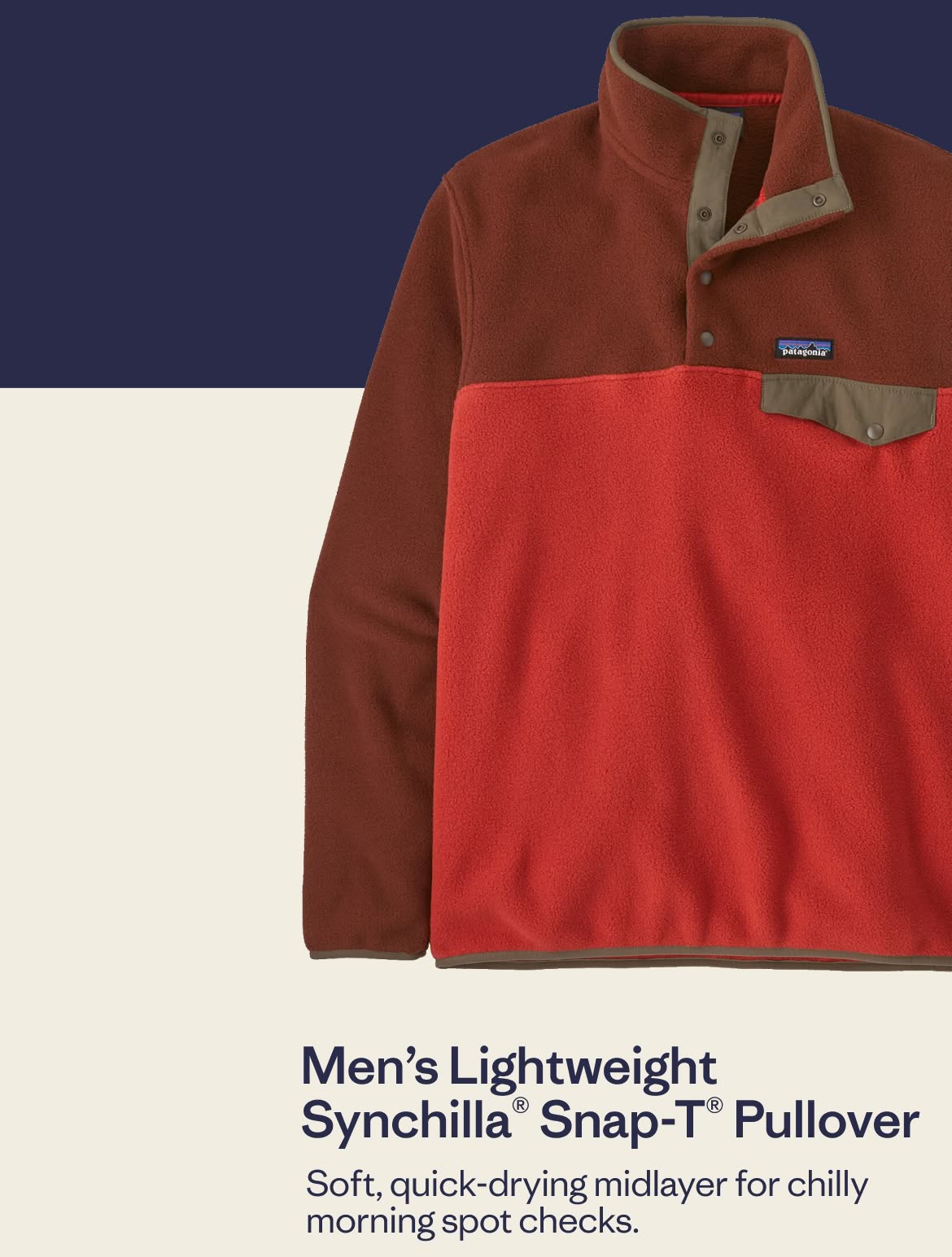 Men’s Lightweight Synchilla Snap-T® Pullover