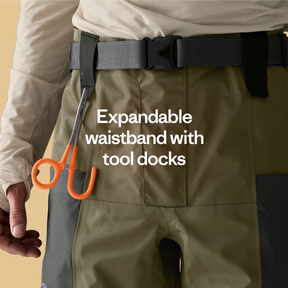 Expandable waistband with tool docks
