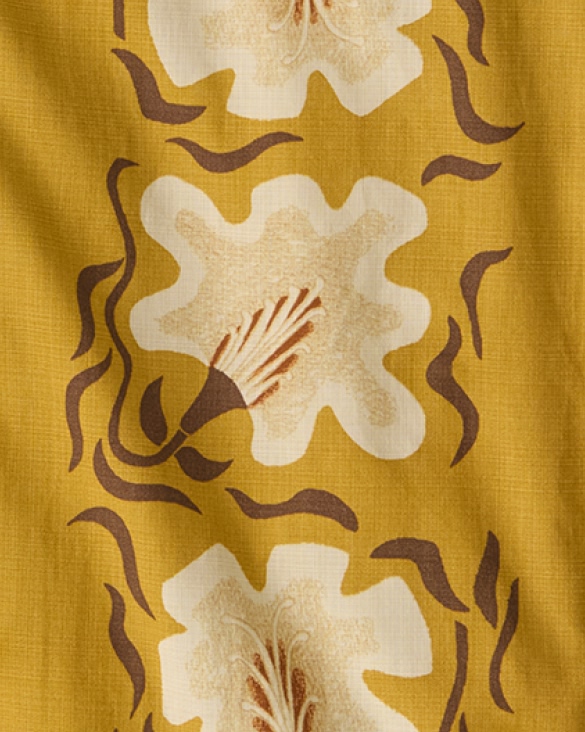 Sample print on fabric.
