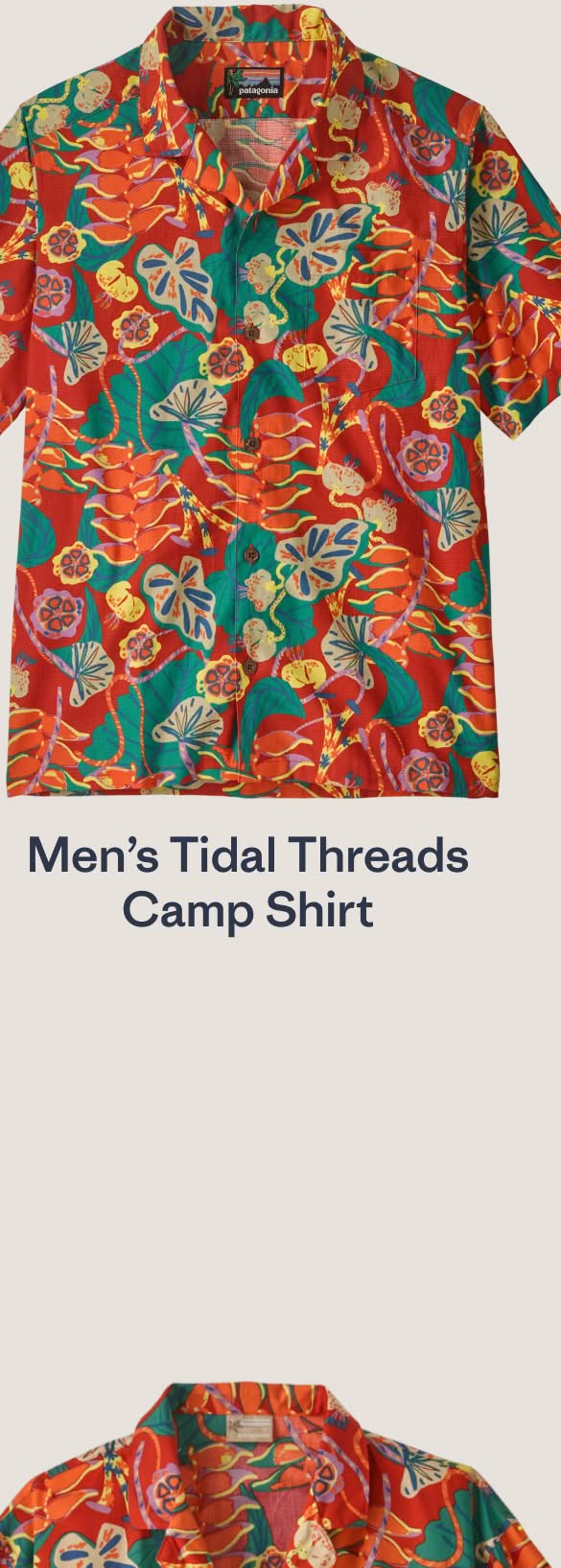 Men's Tidal Threads Camp Shirt