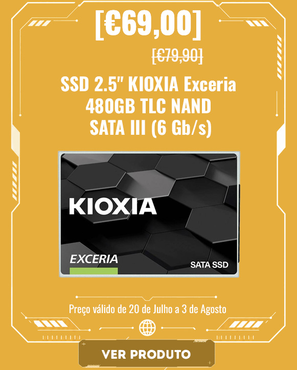 SSD 2.5" KIOXIA Exceria 480GB TLC NAND SATA III (6 Gb/s)