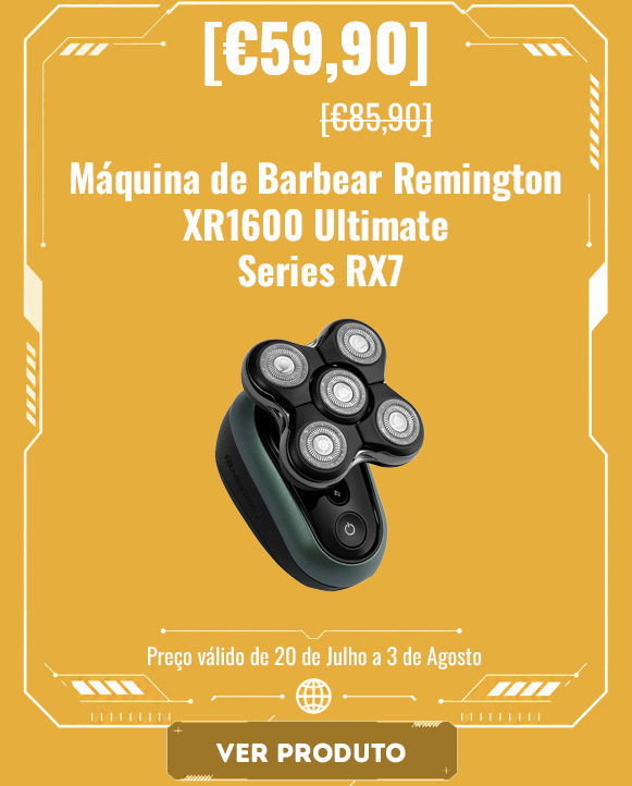 Máquina de Barbear Remington XR1600 Ultimate Series RX7
