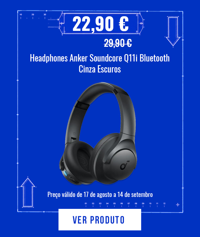 Headphones Anker Soundcore Q11i Bluetooth Cinza Escuros