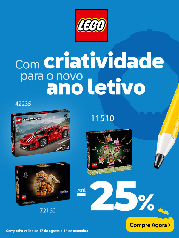 Criatividade para o novo ano letivo com a LEGO