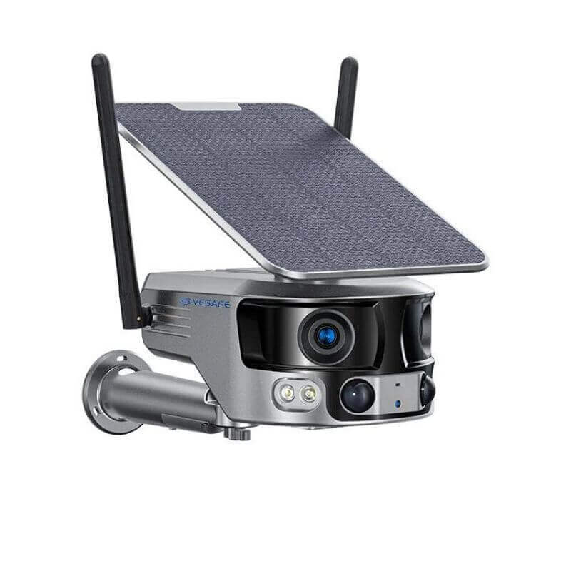 Solar 180° Dual Lens 4G WI-FI 4K Panoramic Camera