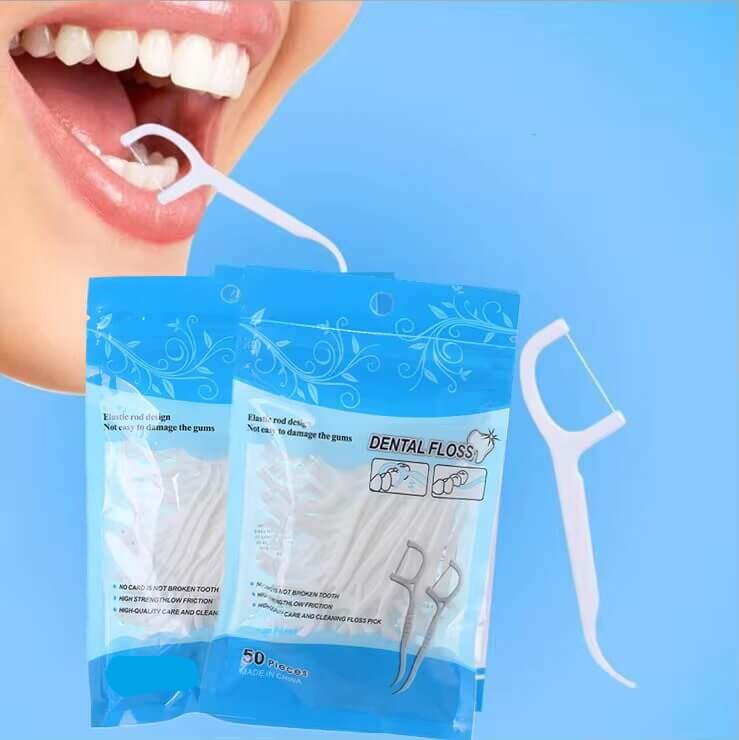 50Pcs Dental Floss Picks