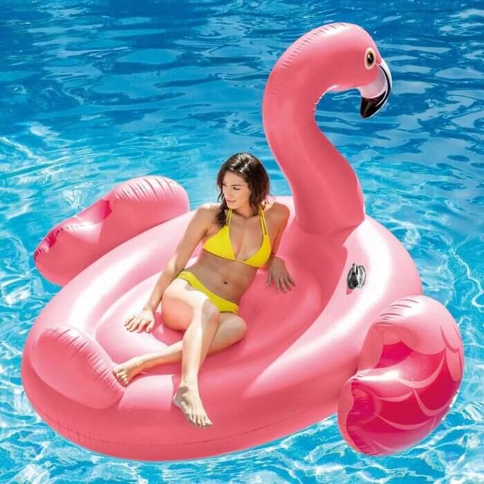 Inflatable flamingo Pool Float for Adults