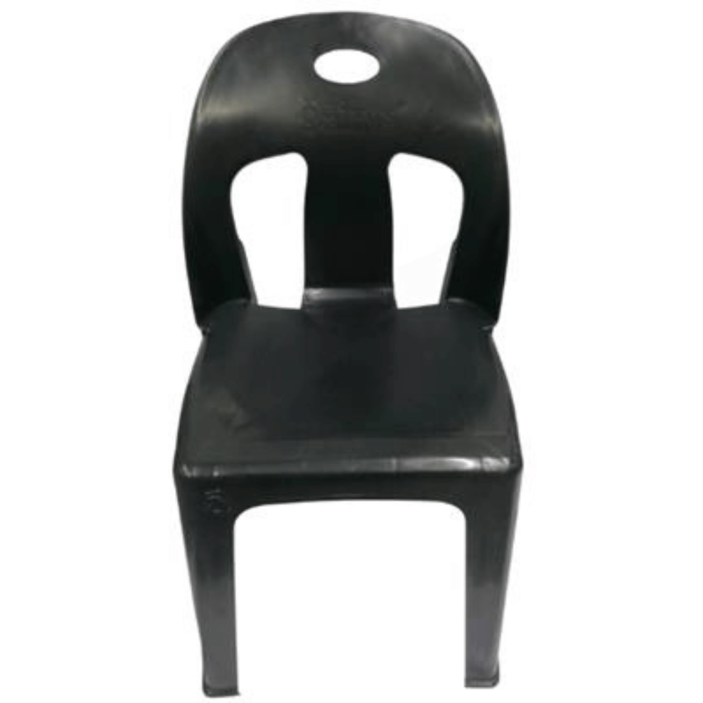 Black Plastic Chair with Handle