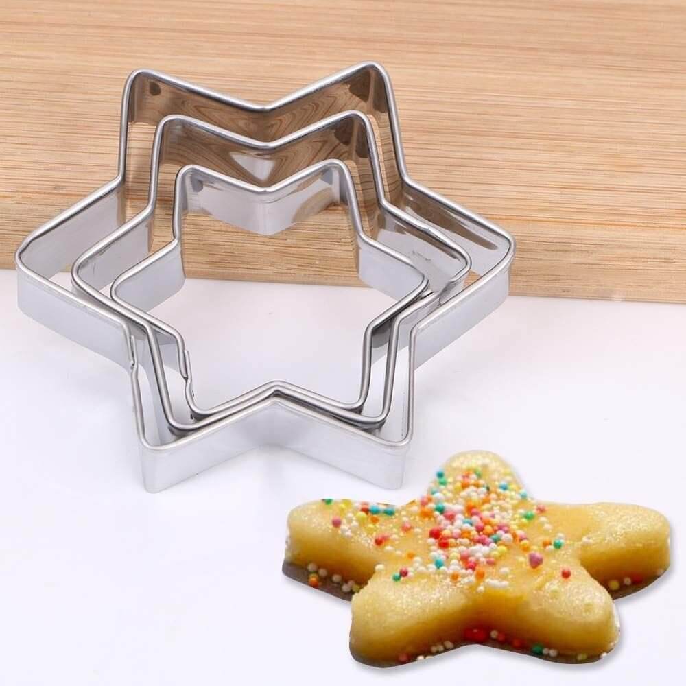 3 Pieces Stainless Steel Cookie Cutter