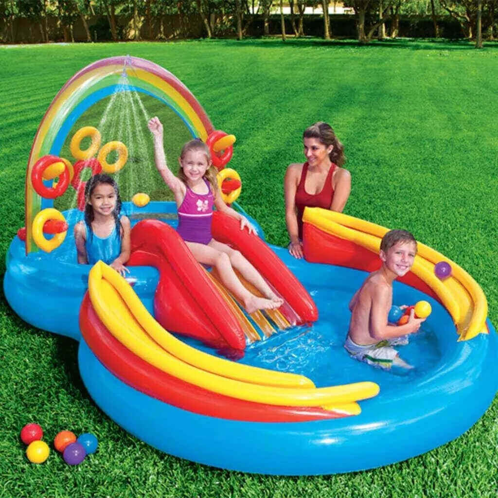 Rainbow Summer Inflatables Kids Pool