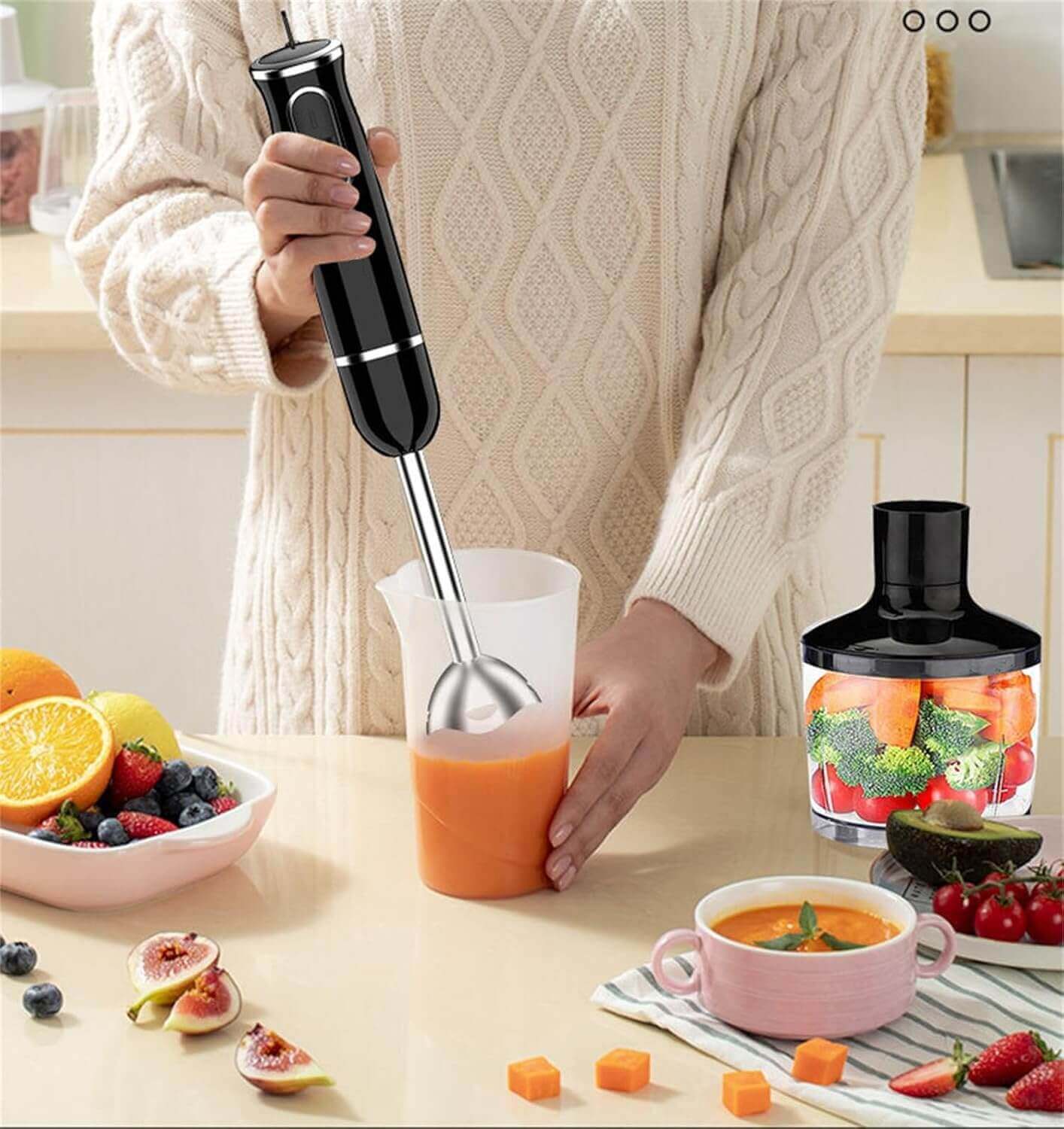 4 in 1 Portable Electric Hand Blender