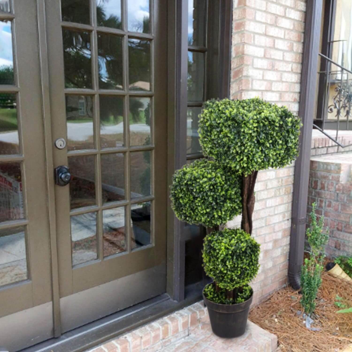 Artificial Boxwood Topiary Tree