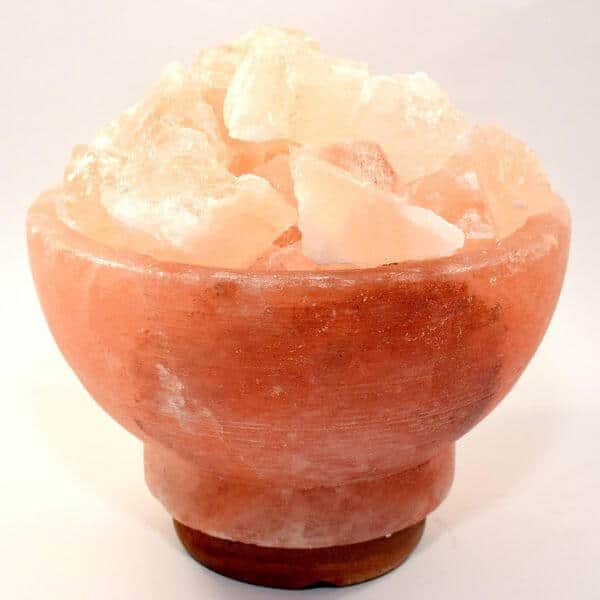 Himalayan Salt Crystal Bowl Table Lamp