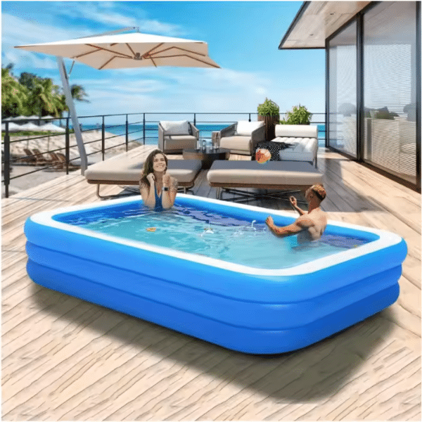 Three Ring Raised Family Inflatable Swimming Pool