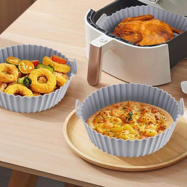 6 Piece Reusable Silicone Air Fryer Liner