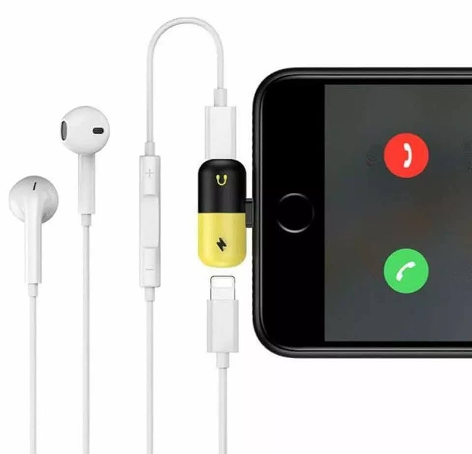 2 in 1 Lightning Splitter Adapter