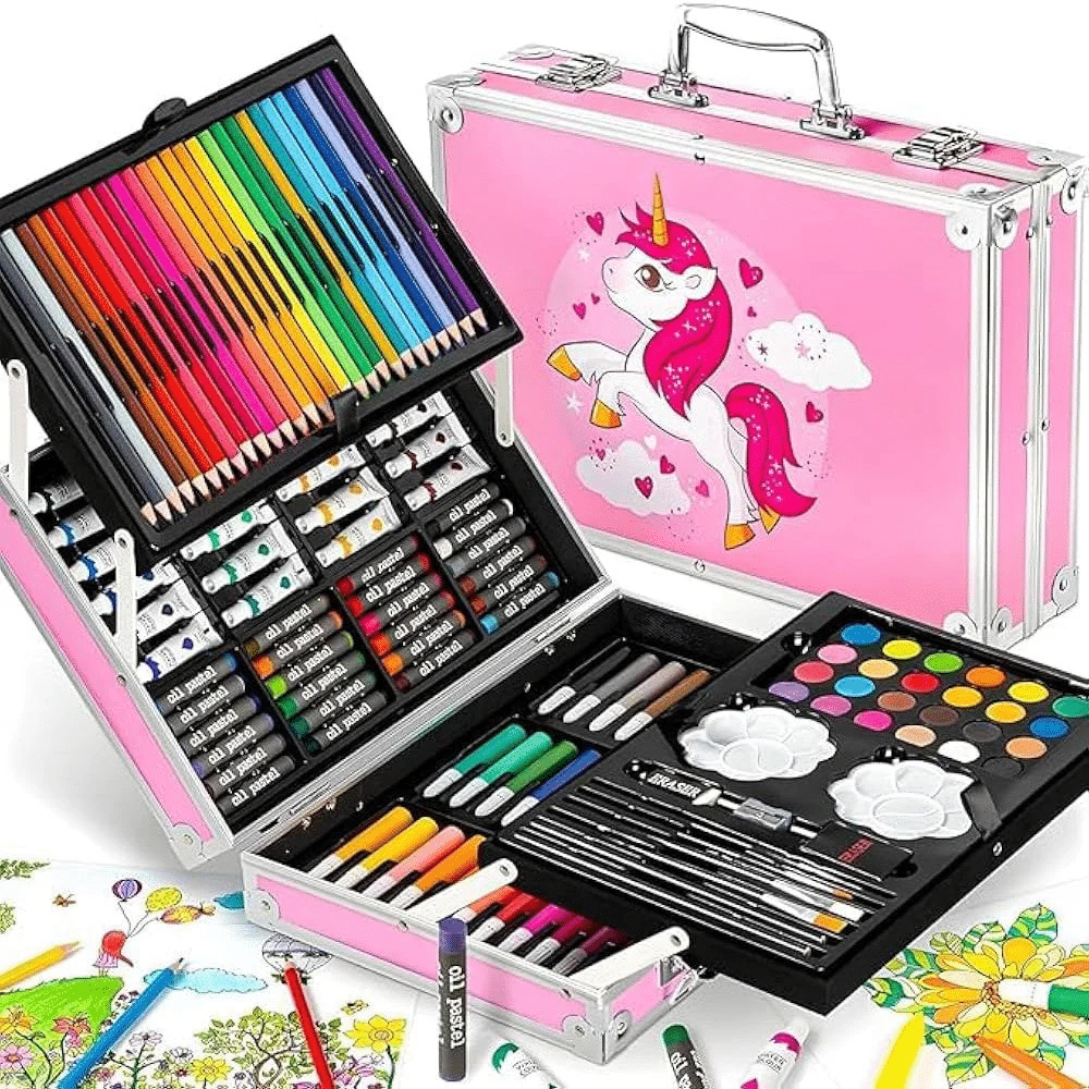 145-Piece Deluxe Art Set with Aluminium Case