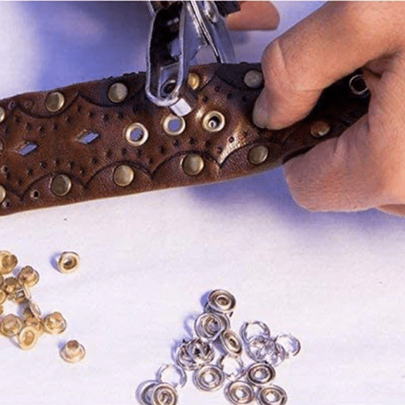 2 Piece Leather Punch and Grommet Tool Kit