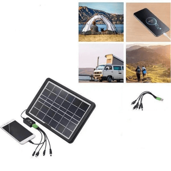 3.8W Portable Solar Panel for Outdoor Charging