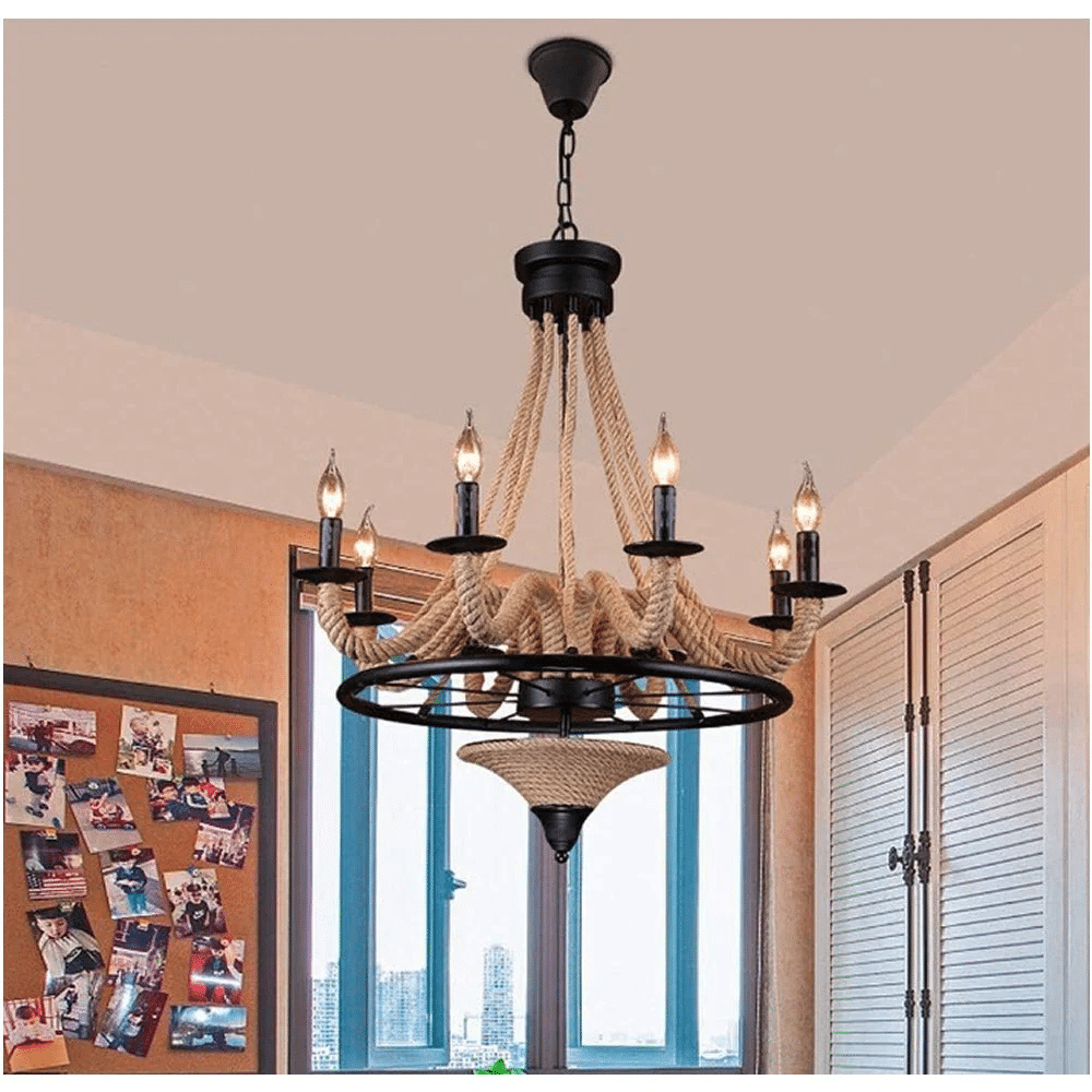 Aura 8 Cord Statement Chandelier