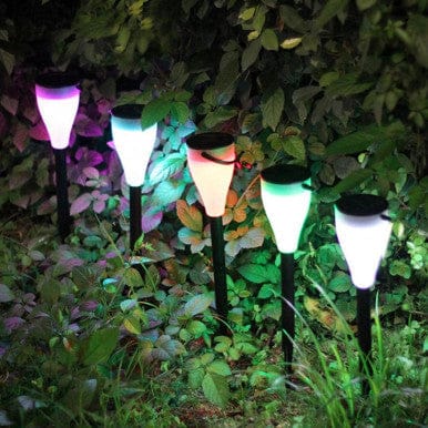 Sun Glow 6 Pack Solar Garden Light Set