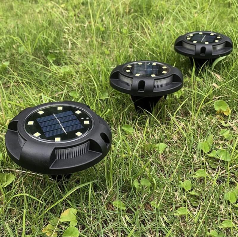 4PCS Outdoor Solar Light RGB Light