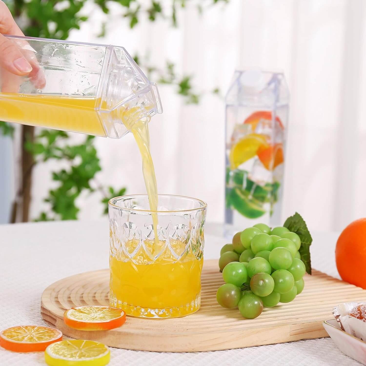 Clear Milk / Water Bottle - 1 Litre