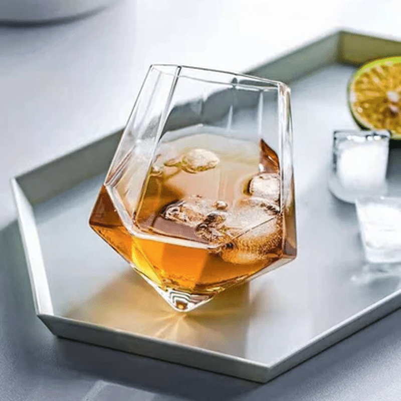 Baseless Diamond Whiskey Glasses Set of 6