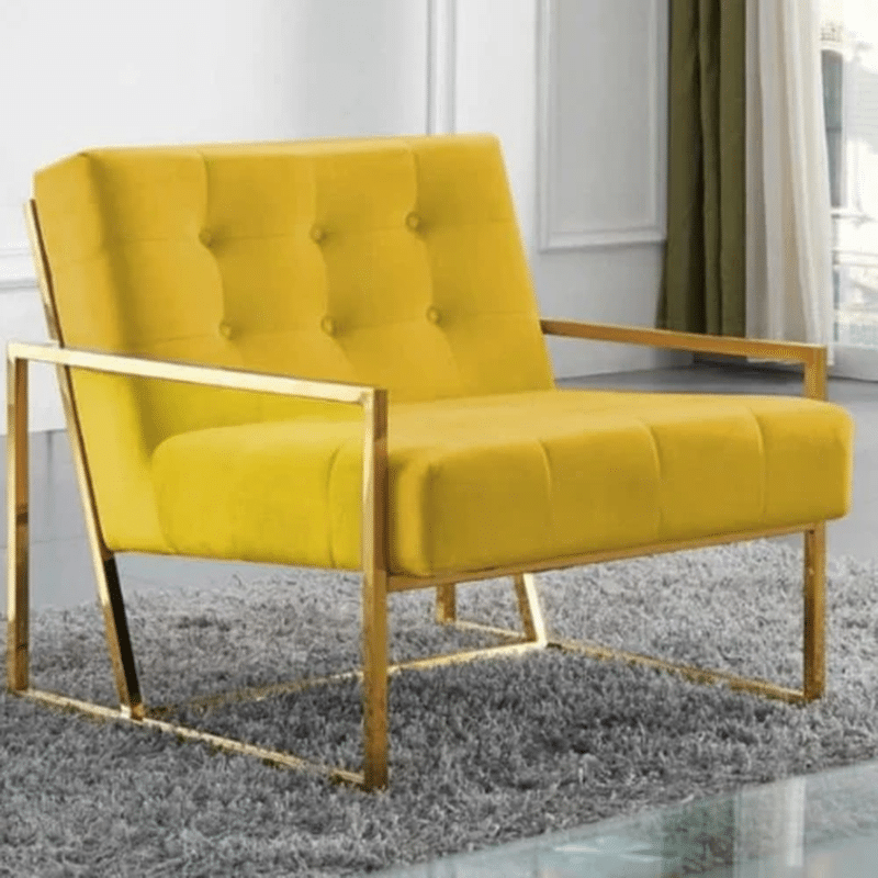 Glamour Luxe Velvet Accent Chair