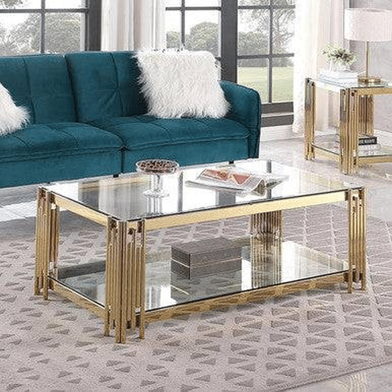 Glass Top Coffee Table