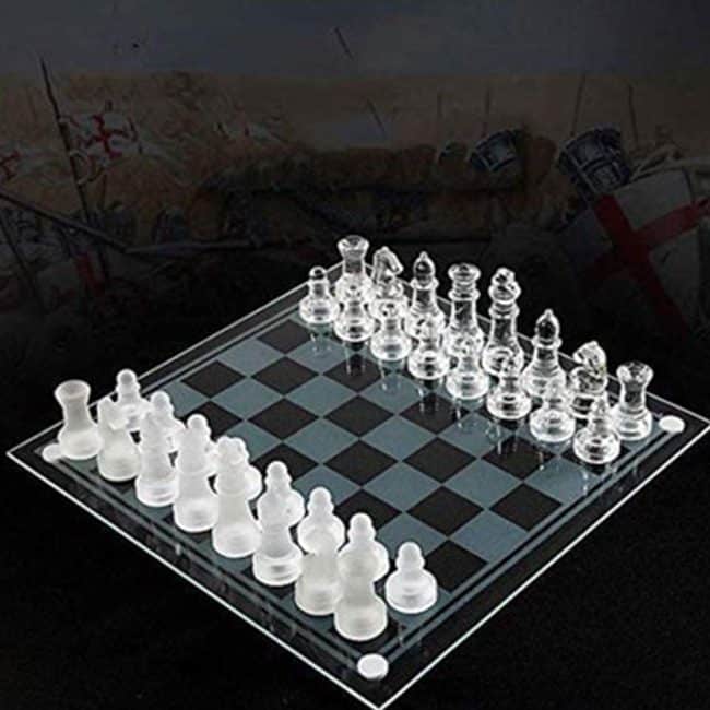 Glass Chess Set Medium