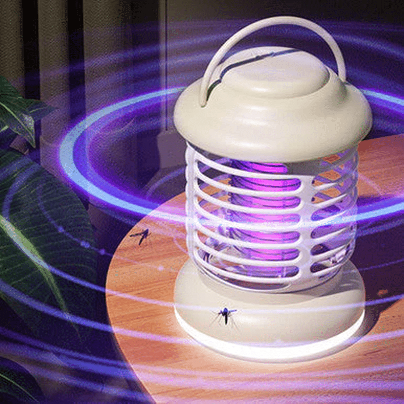 2-in-1 Waterproof Mosquito Zapper Lamp for Patio and Home