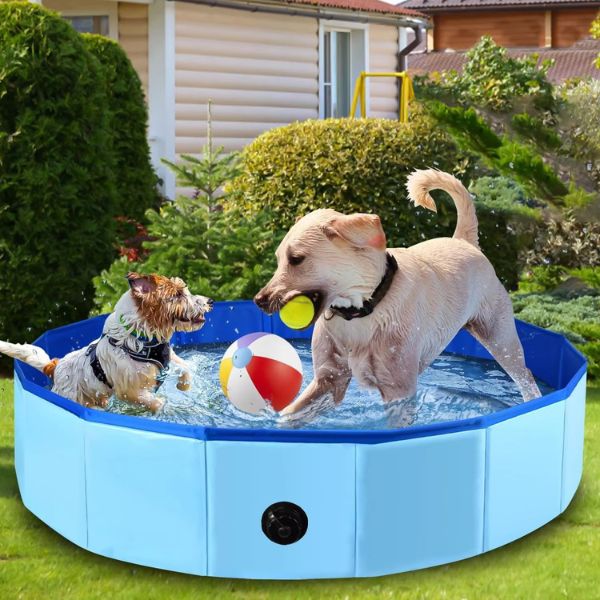 Foldable Pet Bath & Play Pool – Portable Pool for Dogs, Cats, and Kids