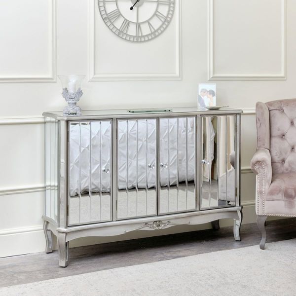Reflective Hallway Decorative Sideboard
