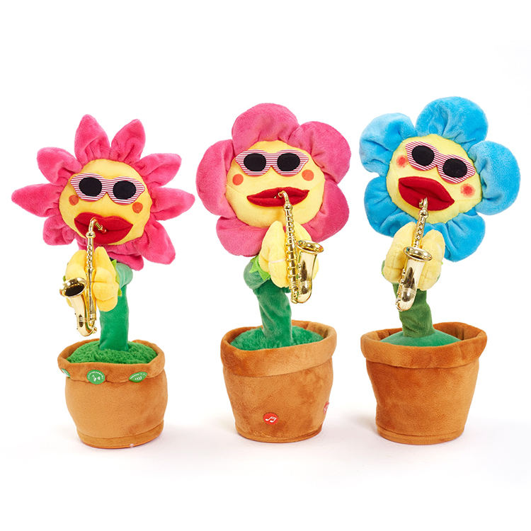 English Singing Dancing Cactus Plush Toy