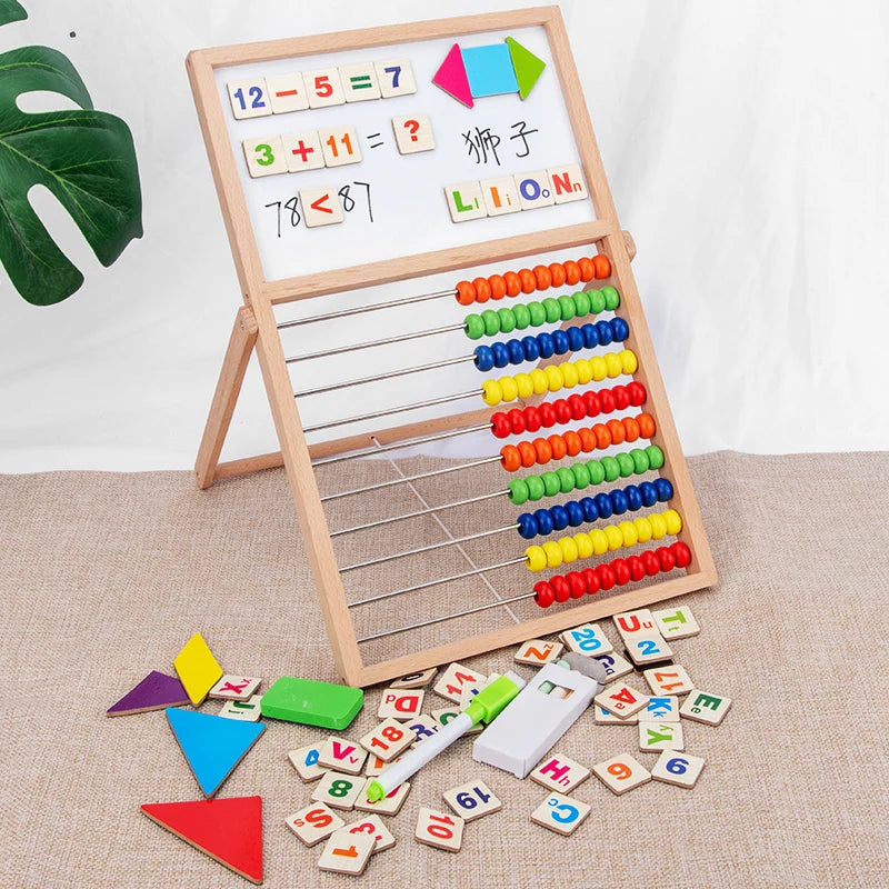 Multifunctional Wooden Magnetic Drawing & Writing Board