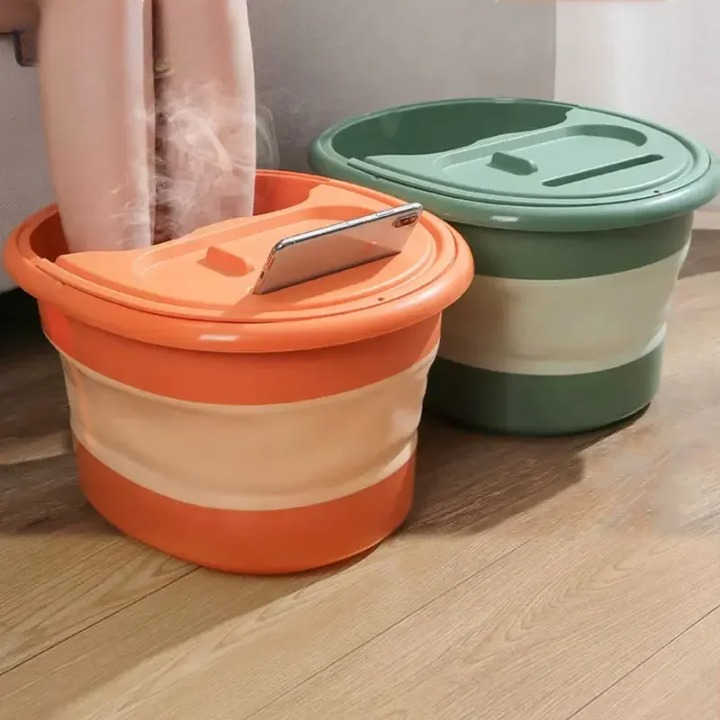 Collapsible Foldable Plastic Foot Bath Basin