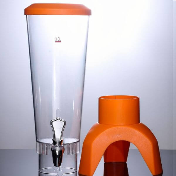 Outdoor Party Beverage Dispenser with Music and LED Light