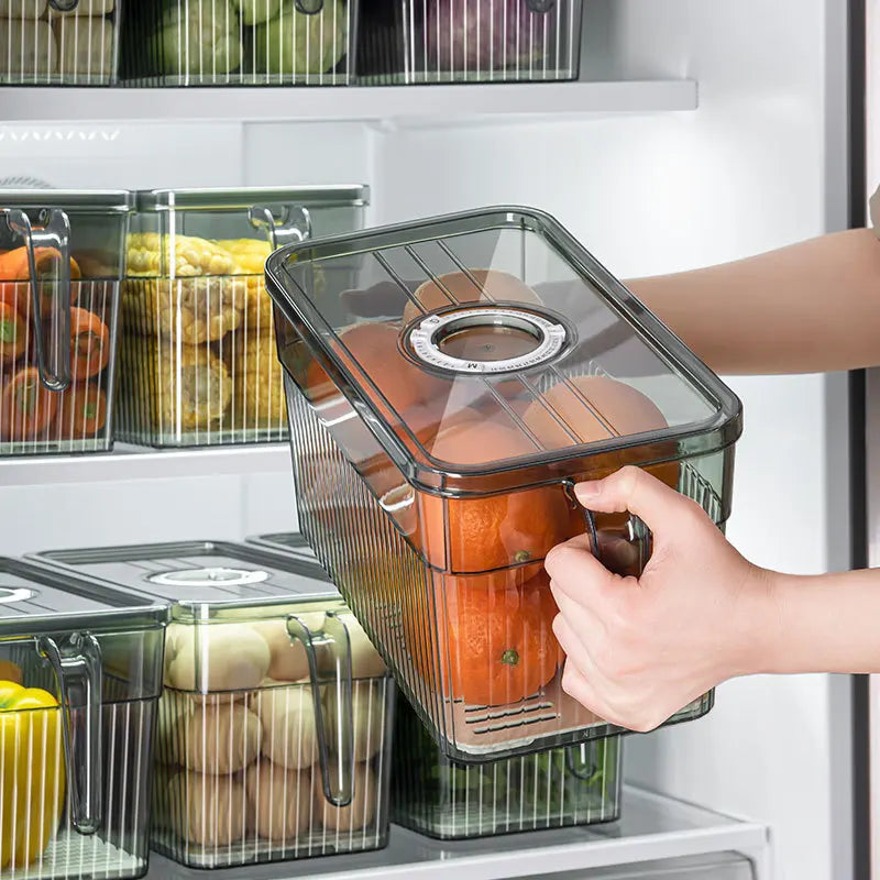 Fresh-Keep Refrigerator Storage Box for Organised Fridge Storage
