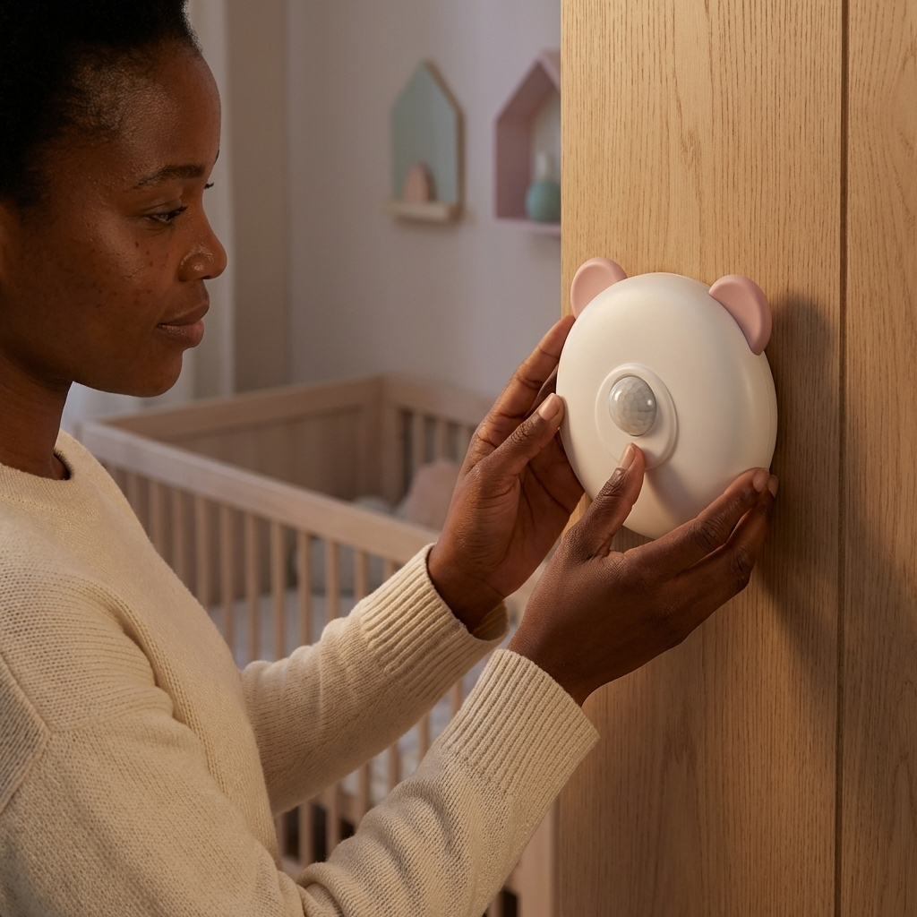 Rechargeable Battery Night Light Mini Motion Sensor Warm White LED