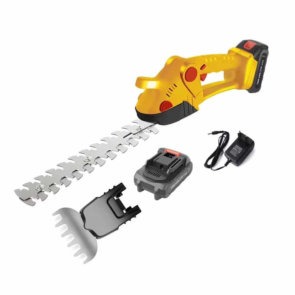 Cordless Garden Hedge Trimmer with Dual Batteries