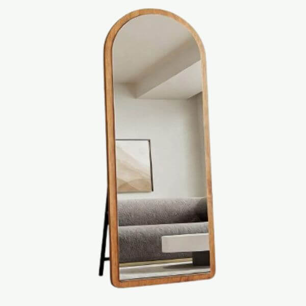 Wood Accent Body Mirror