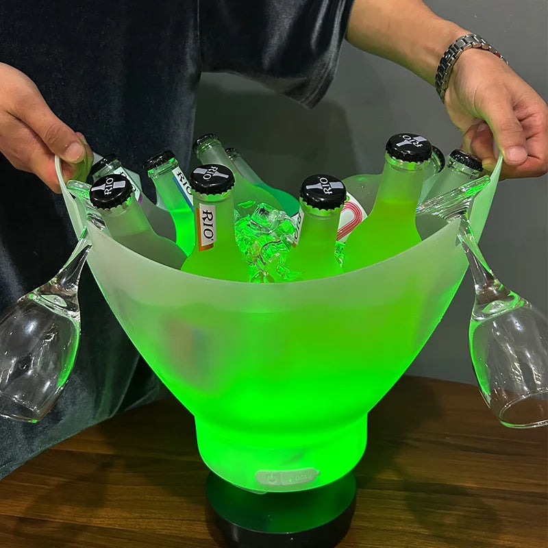 7L Bluetooth LED Ice Bucket with Subwoofer