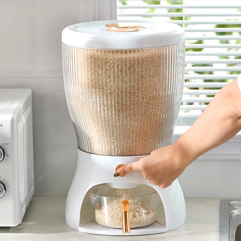 Multi-Compartment Plastic Grain Dispenser