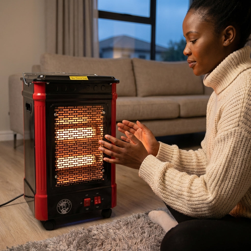 GES-H2 10 Bar Quartz Heater for Rapid Indoor Warming