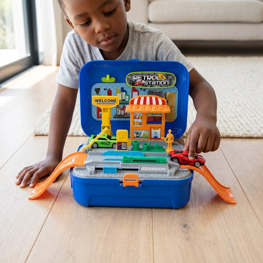 Gas Station Simulation Backpack Role Playing Toy