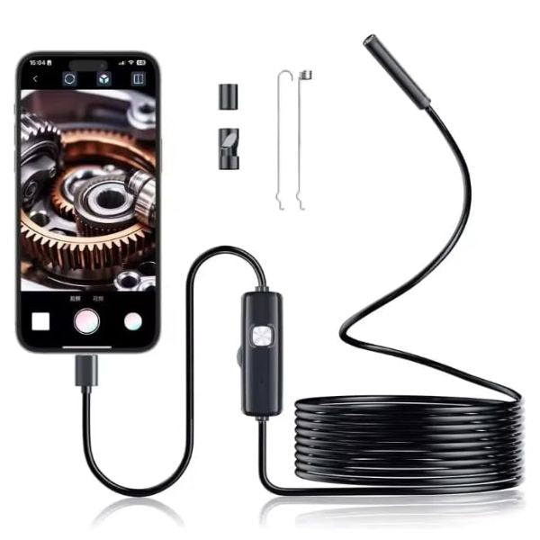 USB Type-C Waterproof Flexible Snake Camera